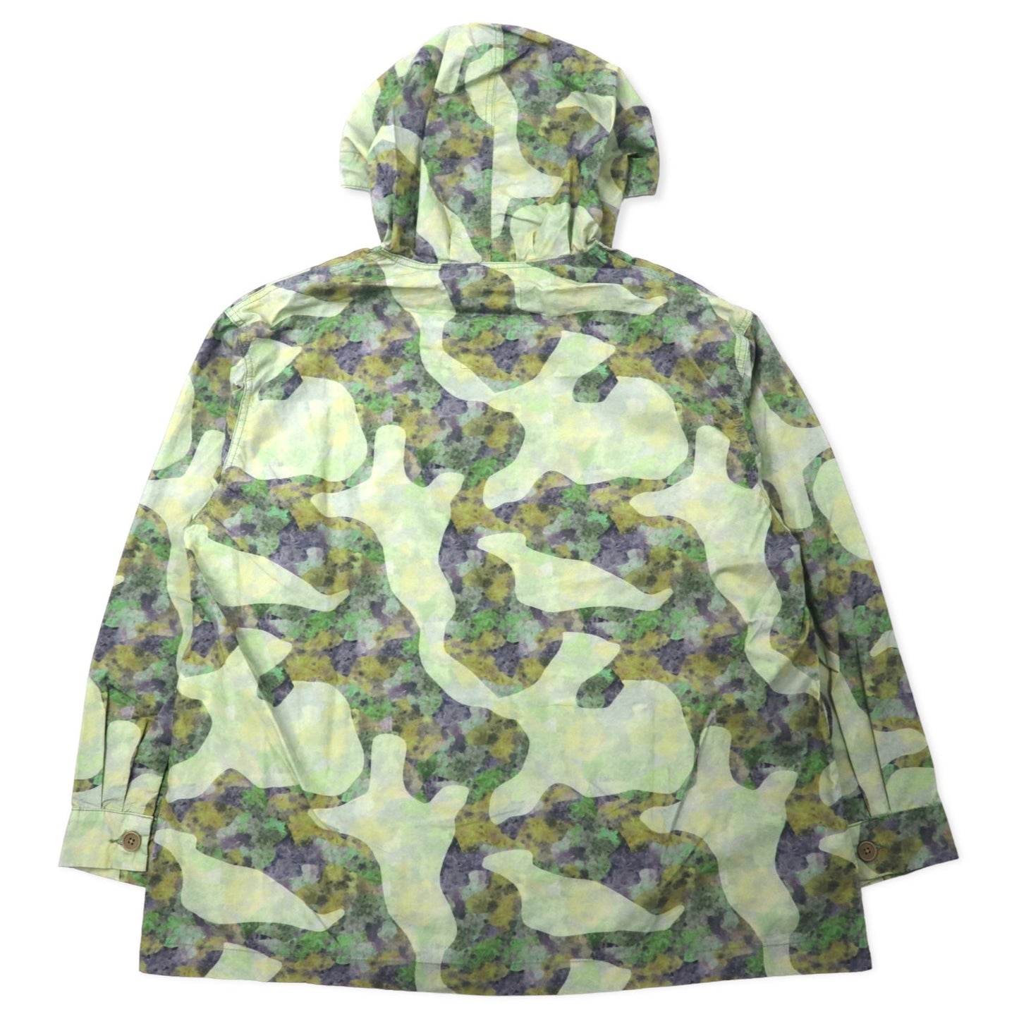 JOHNBULL Light Weather Anorak Parka, Snow Parka, Size M, Khaki Camouflage, Cotton, JM231S07