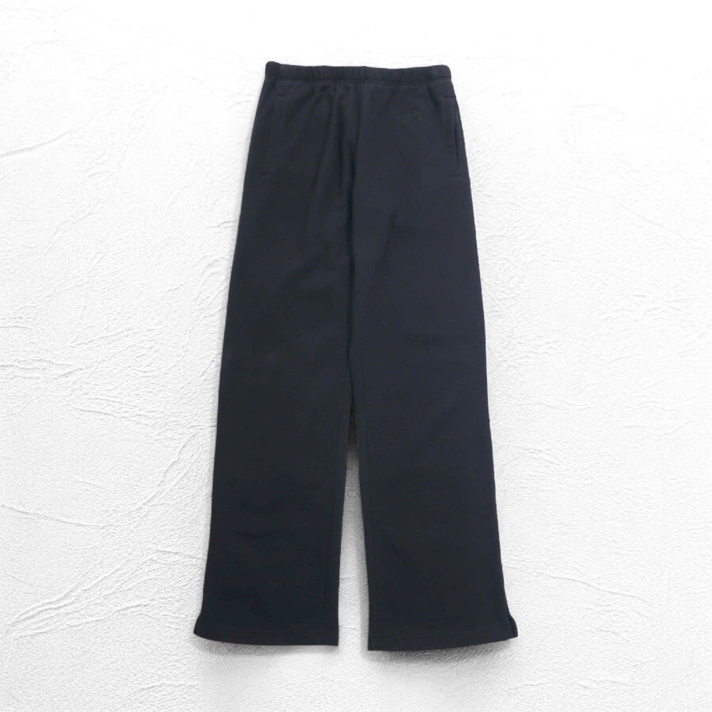 THE NORTH FACE Flared Sweatpants, Size M, Black, Cotton, One-Point Logo Embroidery, US Standard