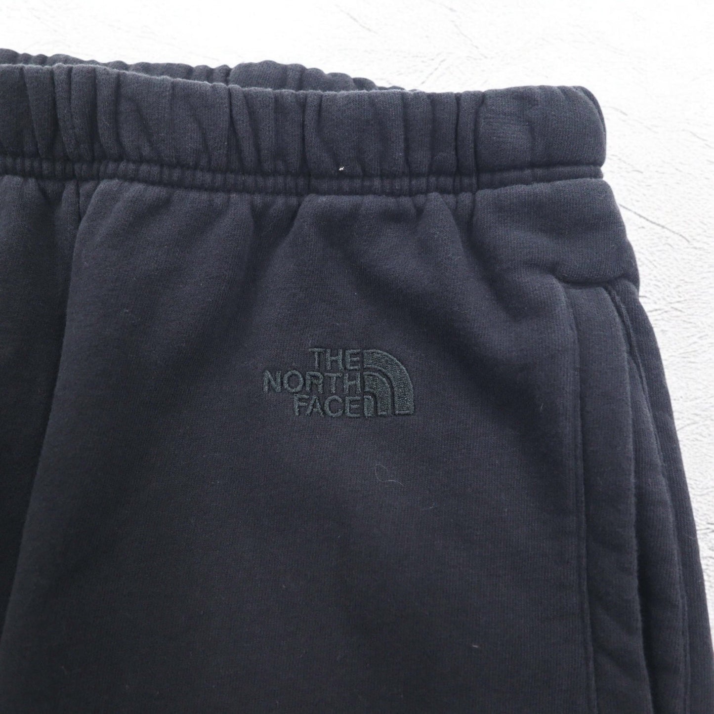 THE NORTH FACE Flared Sweatpants, Size M, Black, Cotton, One-Point Logo Embroidery, US Standard