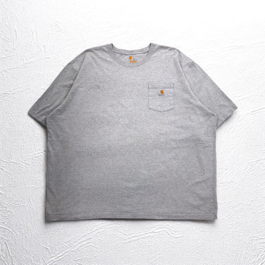 Carhartt Oversized Pocket T-Shirt, 4XL, Original Fit, Gray, Made in Honduras
