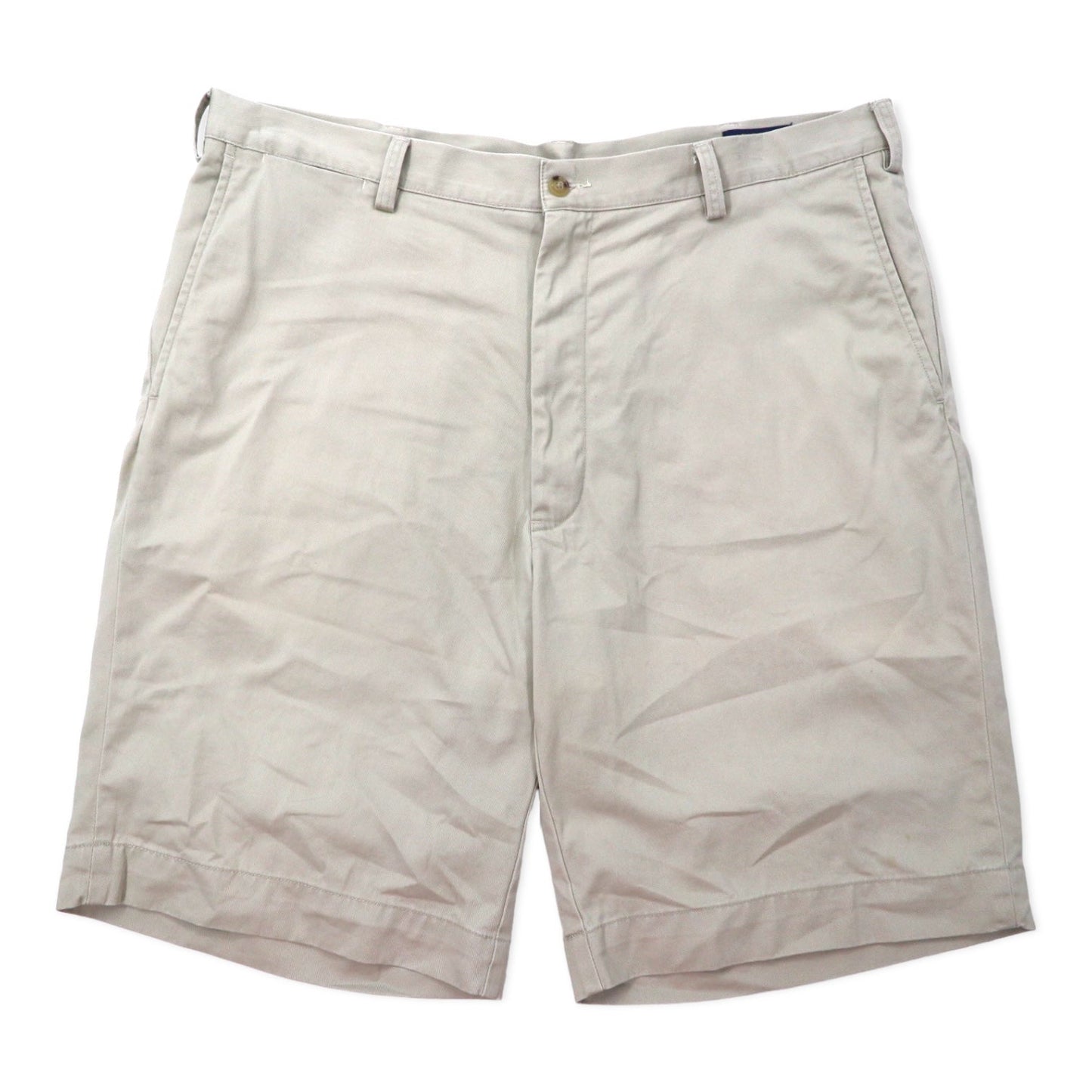 POLO RALPH LAUREN Short Chino Pants, Size 38, Beige, Cotton