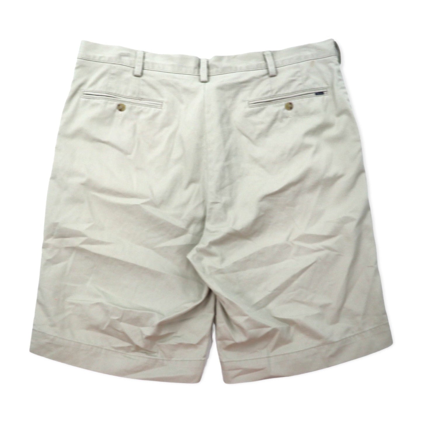 POLO RALPH LAUREN Short Chino Pants, Size 38, Beige, Cotton