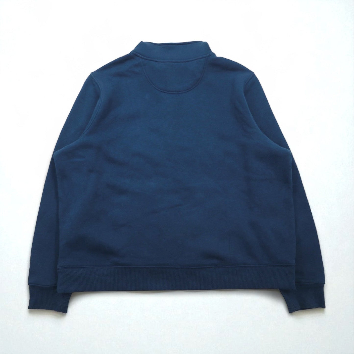 Carhartt Relaxed Fit Half-Zip Sweatshirt, Size 2XL, Blue, Kangaroo Pocket, Fleece Lining, 105657