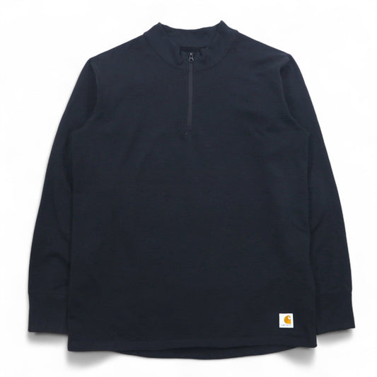 Carhartt Base Force Super-Cold Weather Quarter-Zip Top (101301), Black, XL, Made in Mexico
