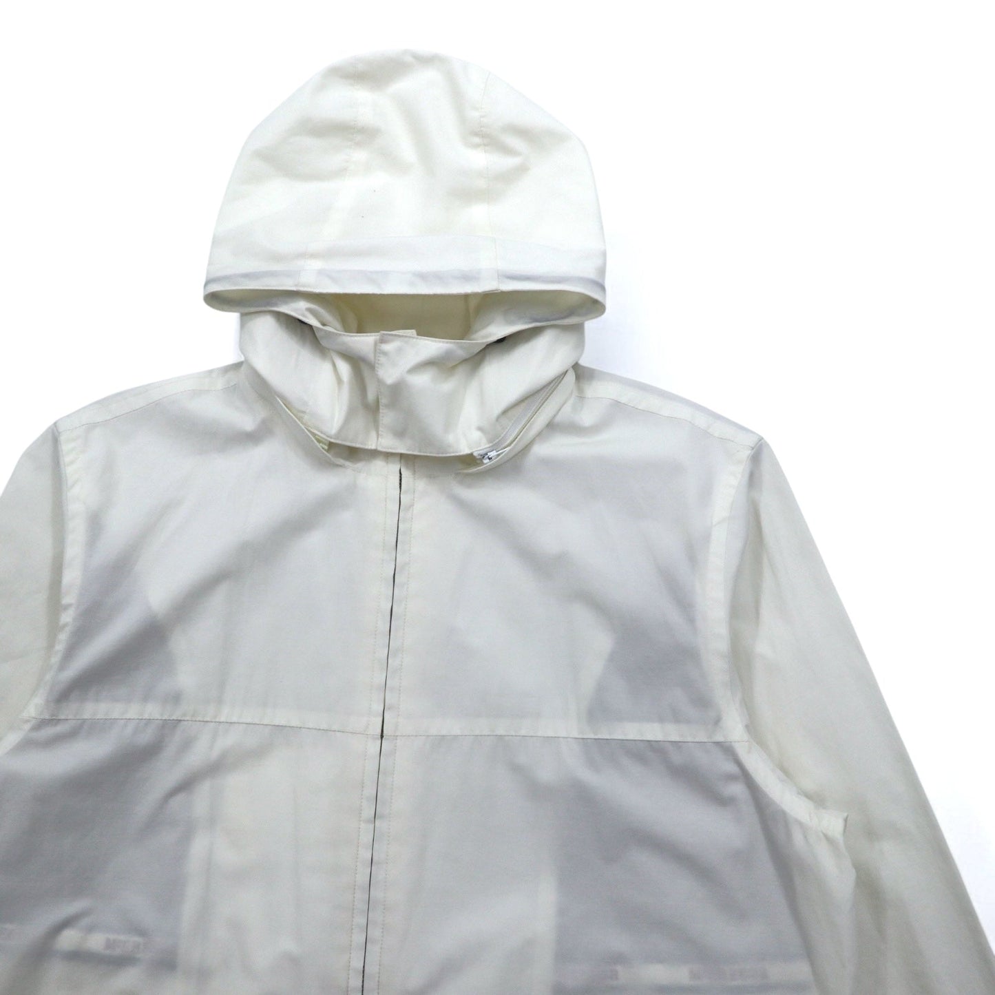 McGREGOR 90s Detachable Hooded Mountain Parka, Size M, White, Cotton and Polyester, Made in Japan
