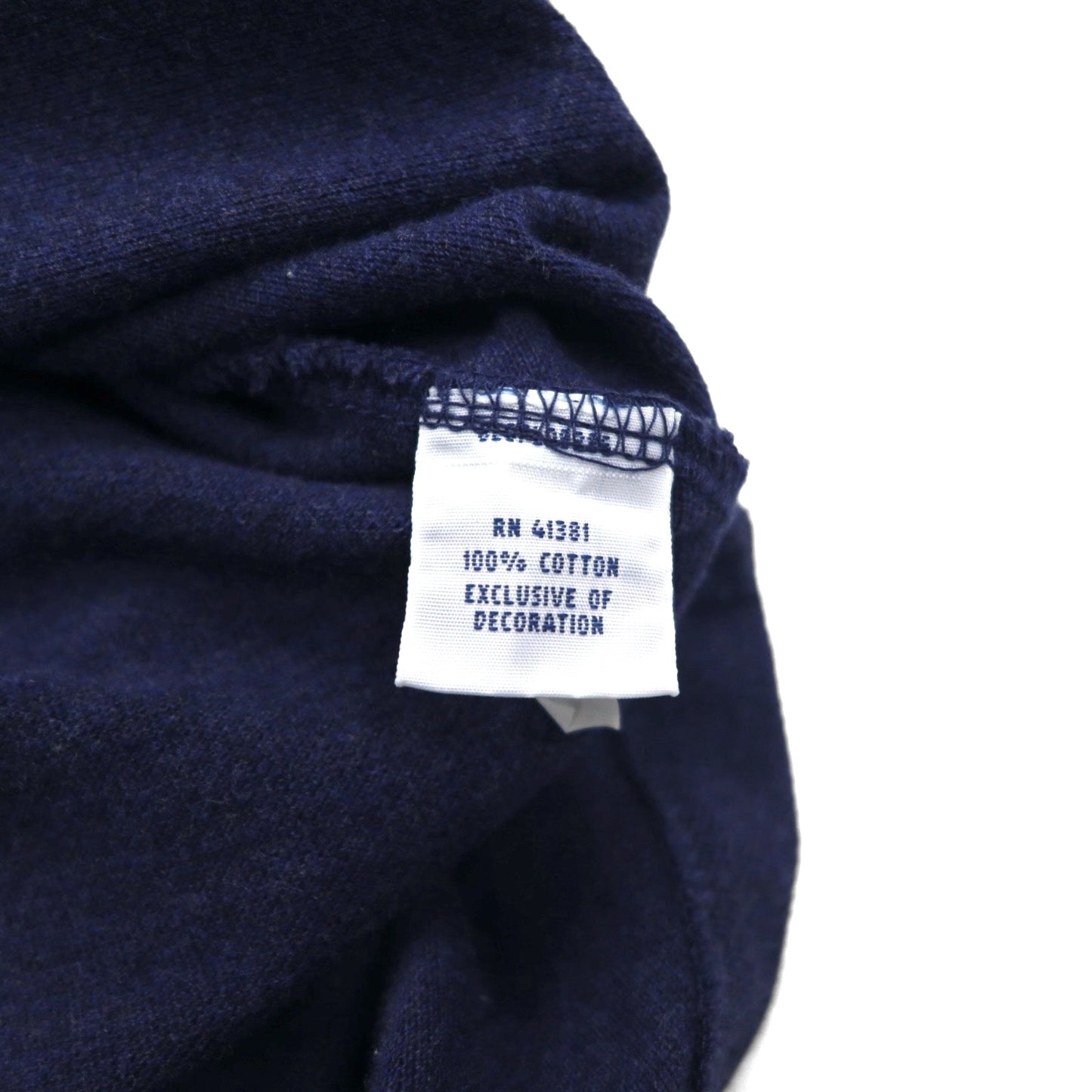 POLO RALPH LAUREN Polo Shirt, Size L, Navy Cotton, Pique, Small Pony Embroidery