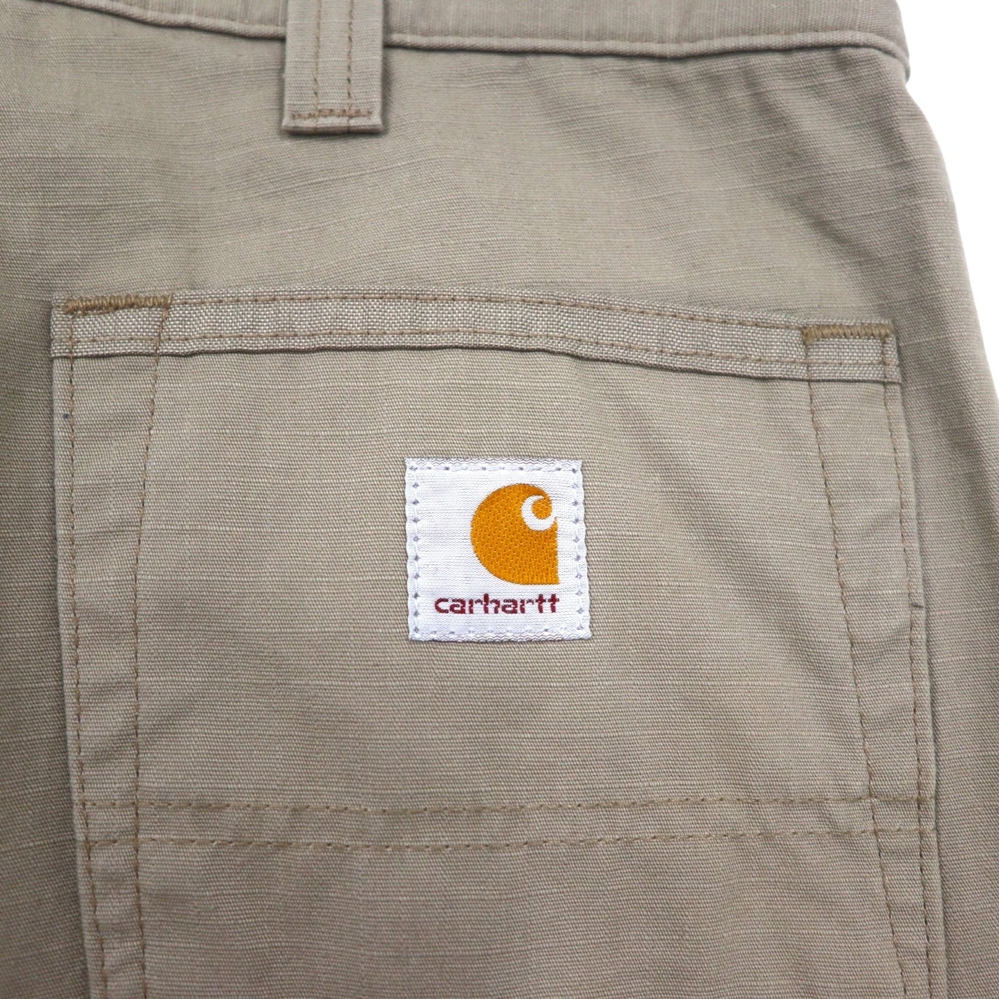 Carhartt Relaxed Fit Ripstop Double-Front Work Cargo Pants, Size L, Beige. Cotton Ripstop Relaxed Fit Double-Front Cargo Work Pant, B342 DES.