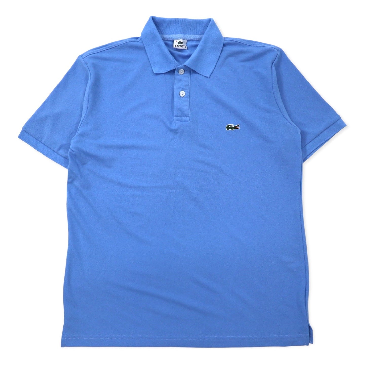 LACOSTE Polo Shirt, Size 5, Blue, Cotton and Polyester, French Design, One-Point Logo