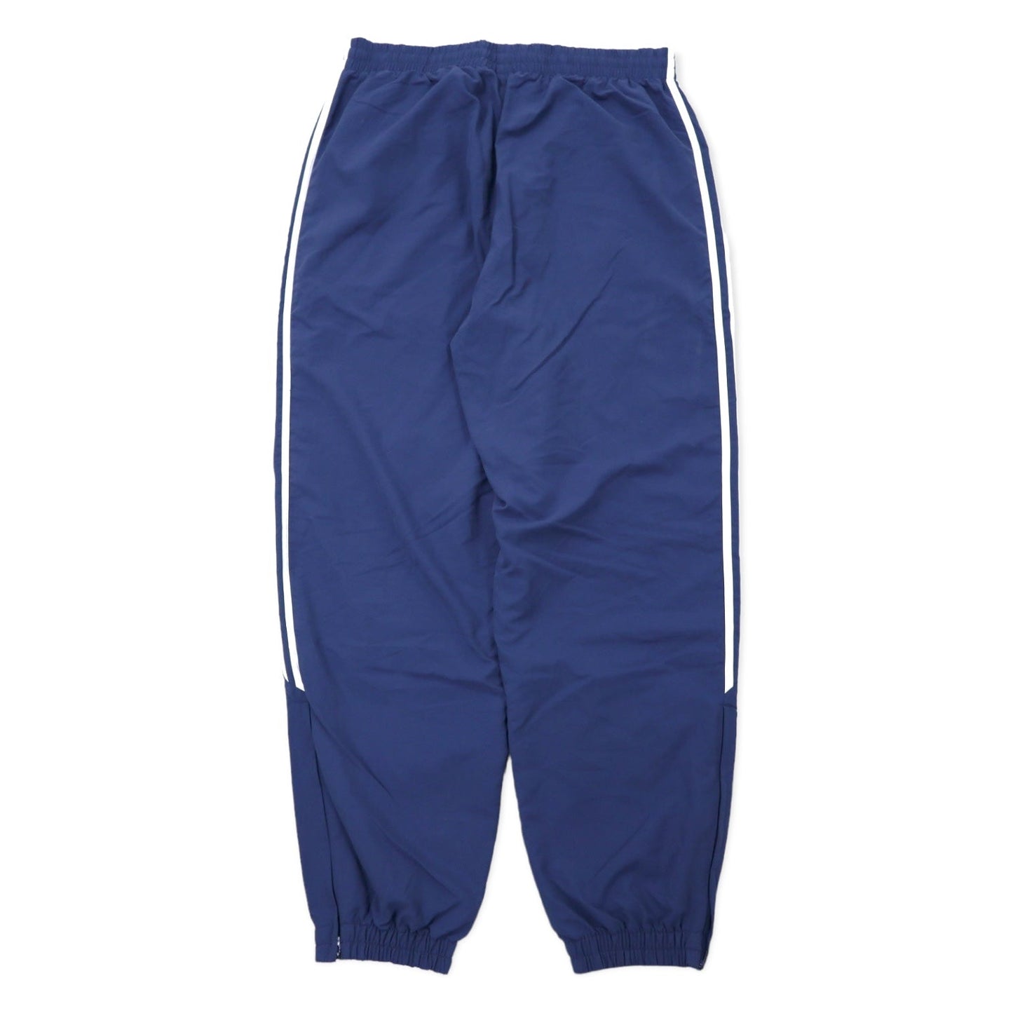 adidas 2000s 3-Stripes Wide Track Pants, Size 190, Navy Polyester