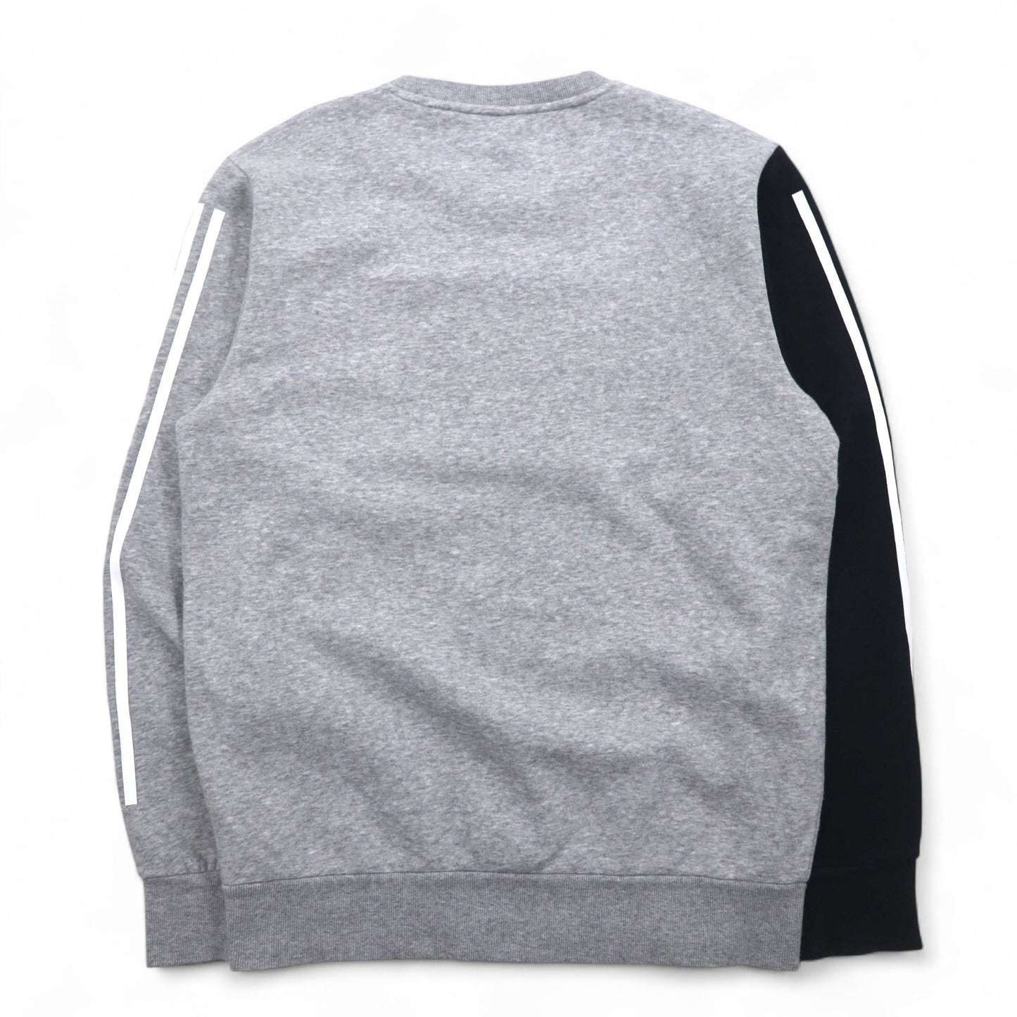 adidas Sport ID Crew Sweatshirt, XL, Gray, Black, Fleece-Lined, 3-Stripes, Sport ID EB7589