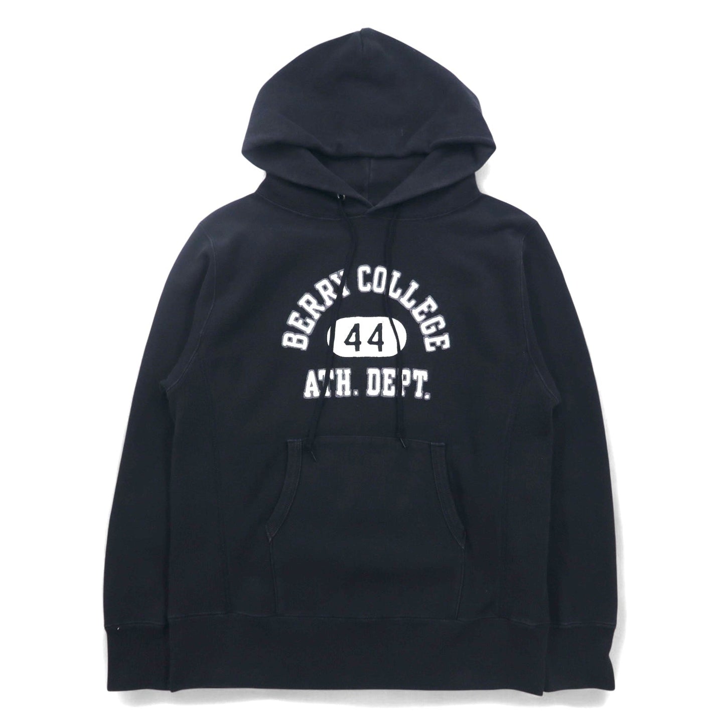 Cheswick (Toyo Enterprises) Reverse Weave Pullover Hoodie, Size L, Black, BERRY COLLEGE