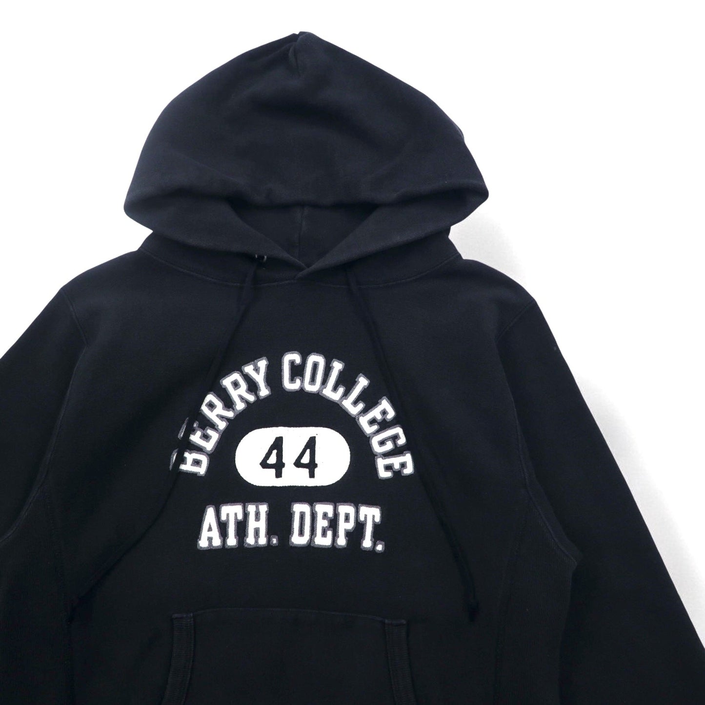Cheswick (Toyo Enterprises) Reverse Weave Pullover Hoodie, Size L, Black, BERRY COLLEGE