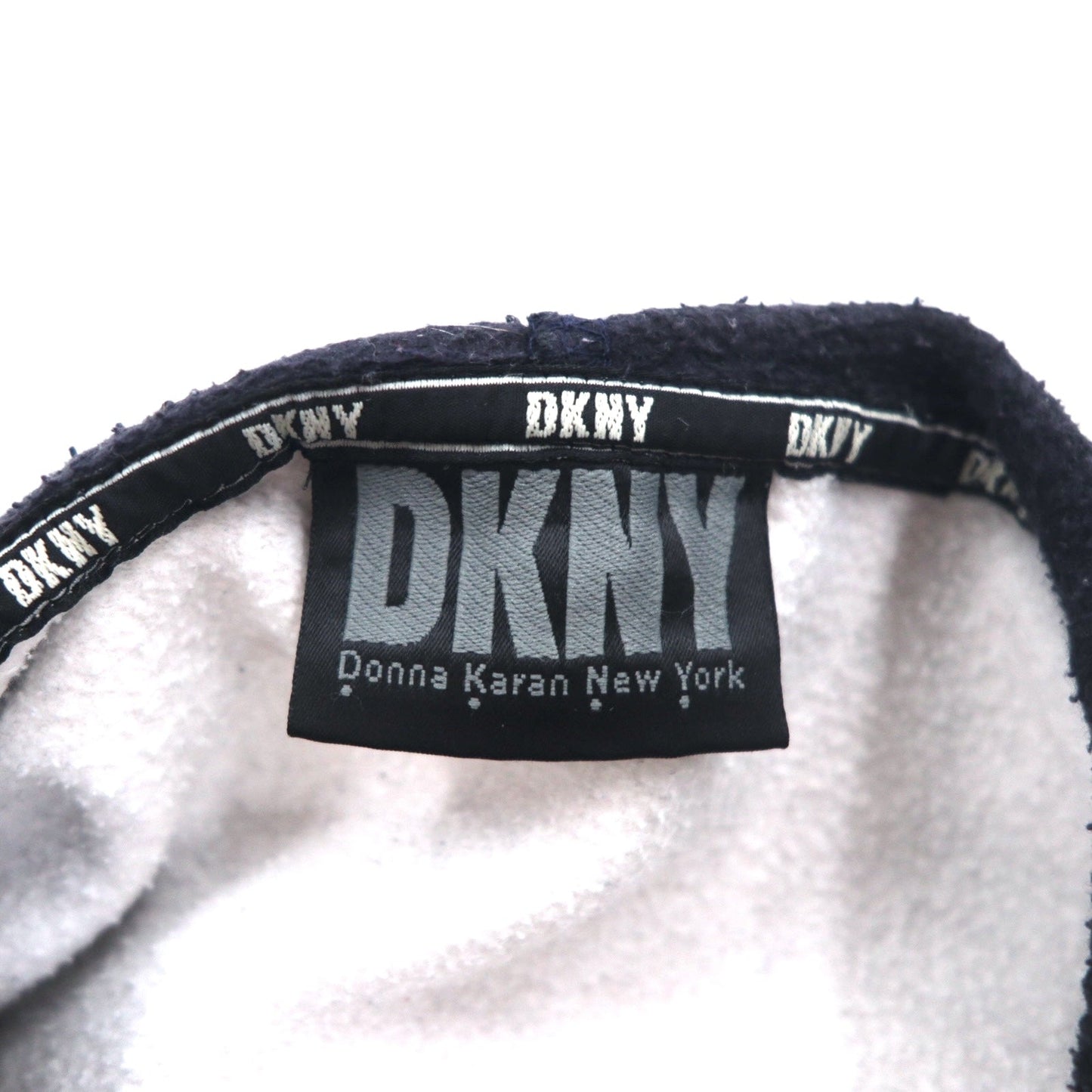DKNY USA (Donna Karan New York) 90s Pullover Hoodie, Size L, Gray Cotton