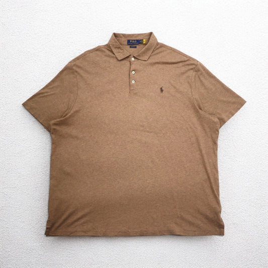 POLO RALPH LAUREN クラシックフィット ポロシャツ XL CLASSIC FIT ベージュ スモールポニー刺繍