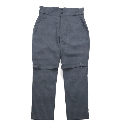 Blackweirdos Deformed Bondage Pants, Size XL, Gray, Made in Japan
