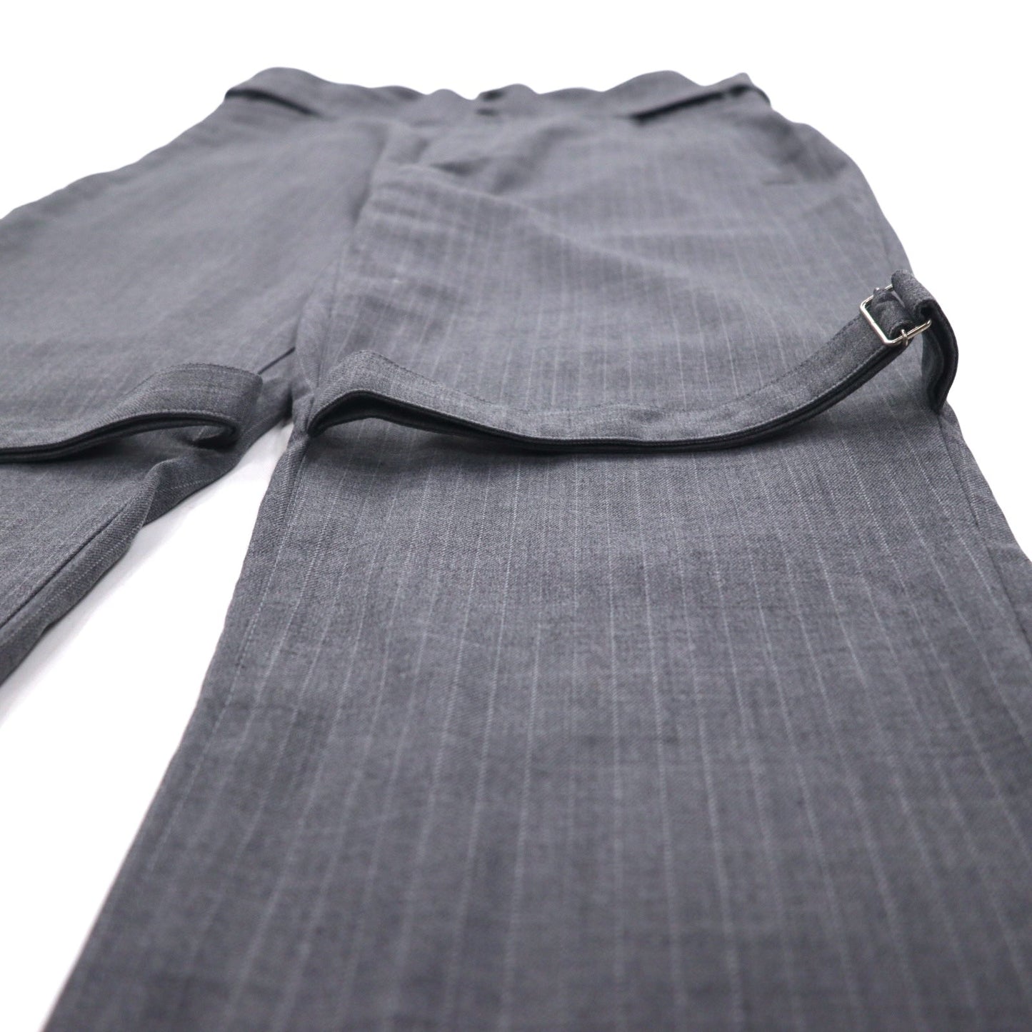 Blackweirdos ボンテージ スラックス パンツ XL グレー  Deformed Bondage pants 日本製