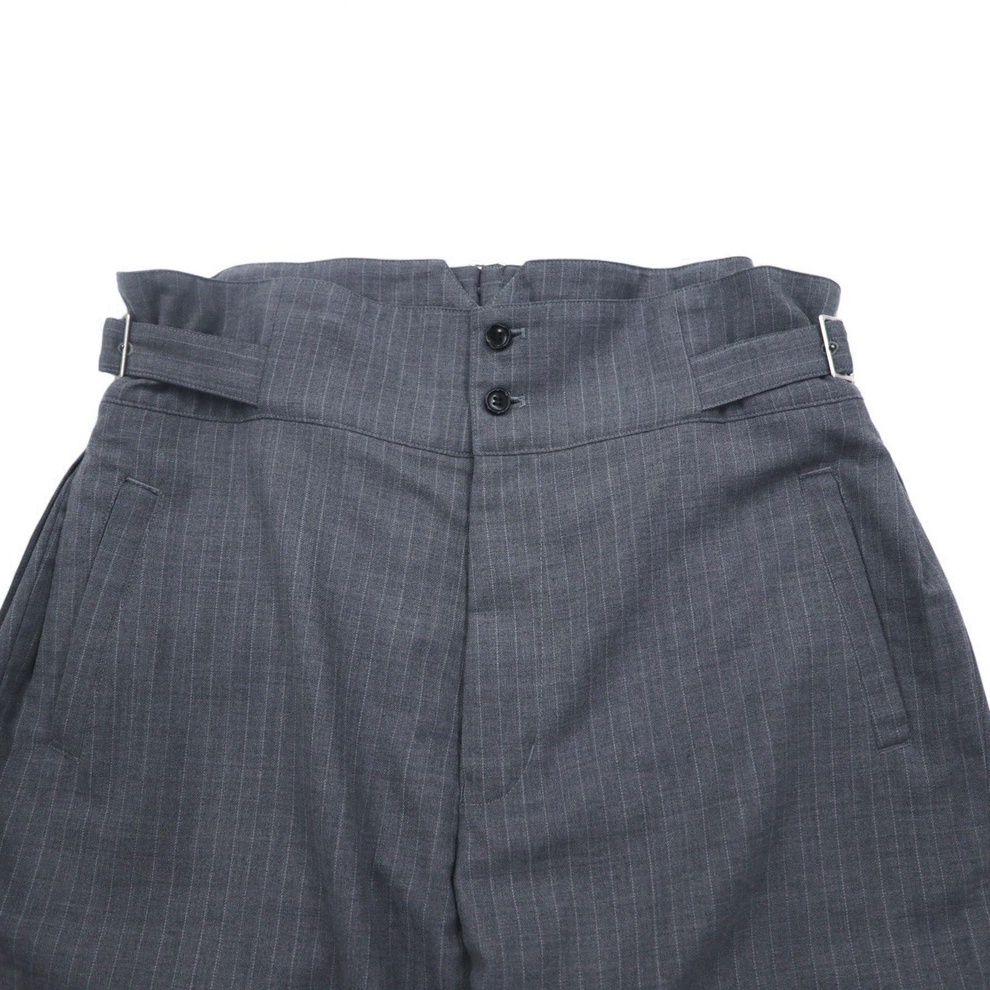 Blackweirdos ボンテージ スラックス パンツ XL グレー  Deformed Bondage pants 日本製
