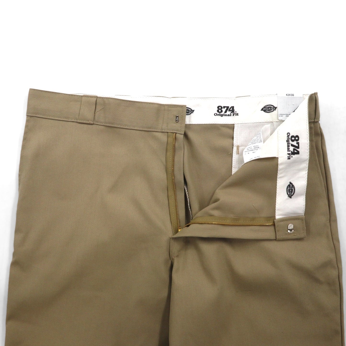 Dickies 874 FLEX Original Fit Work Chino Pants, Size XL, Beige, 11874DS, Unused