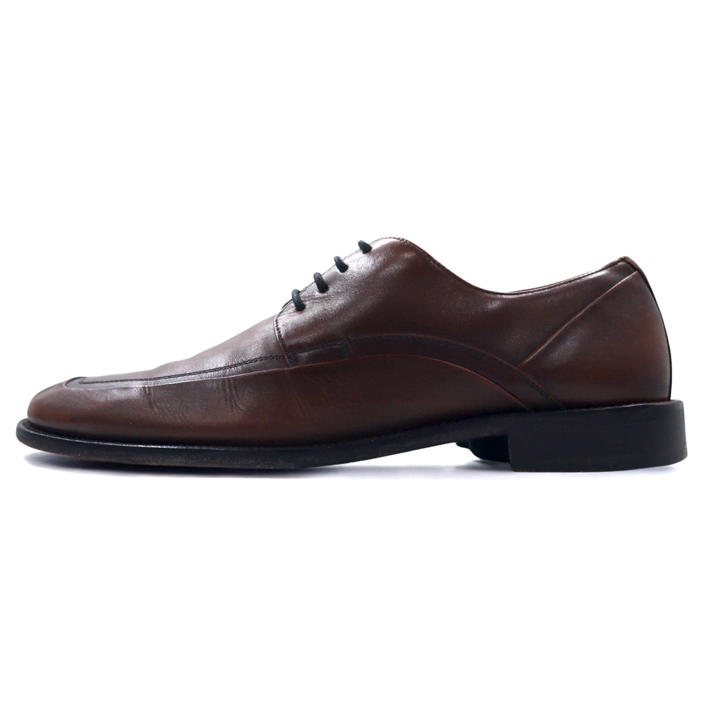 JOHNSTON & MURPHY U-Tip Dress Shoes, Size 27cm, Brown Leather, 015-6702