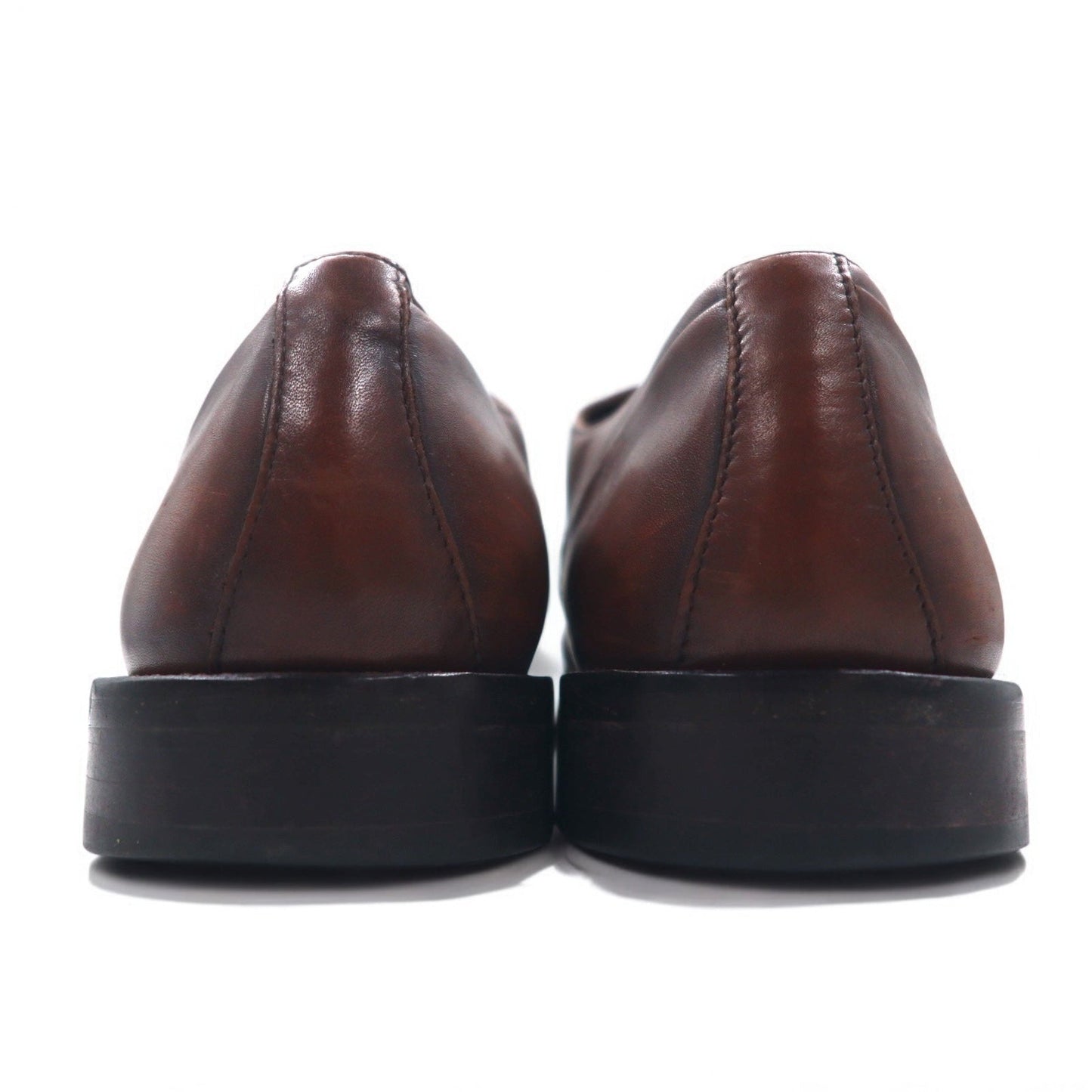 JOHNSTON & MURPHY U-Tip Dress Shoes, Size 27cm, Brown Leather, 015-6702