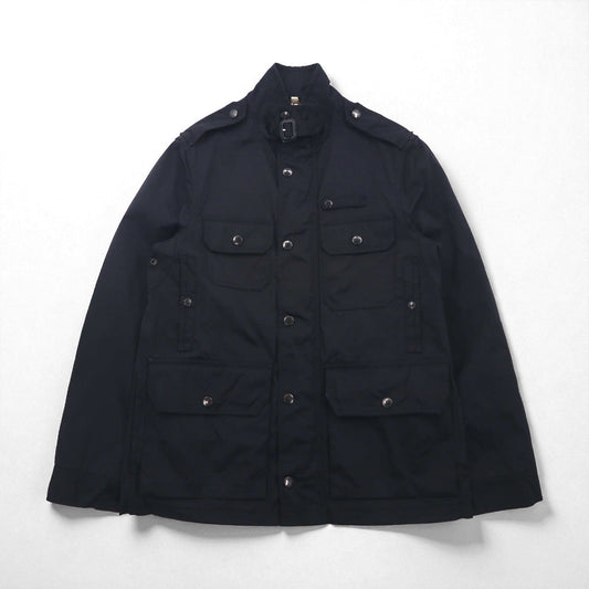 BURBERRY ミリタリー M-65 フィールドジャケット M マルチ ユーティリティポケット 現行タグ 裏地ノバチェック チンストラップ THTHAGAR503NON