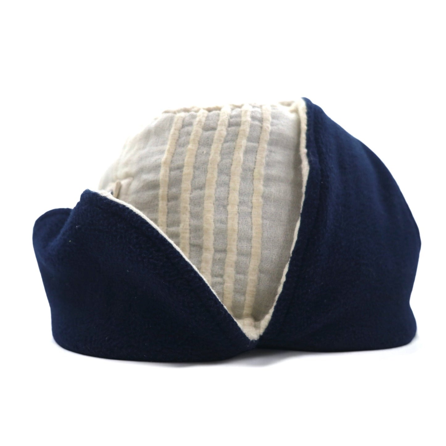 Leh Flight Cap with Earflaps, Natural Free, Fleece Lining, LEH 895