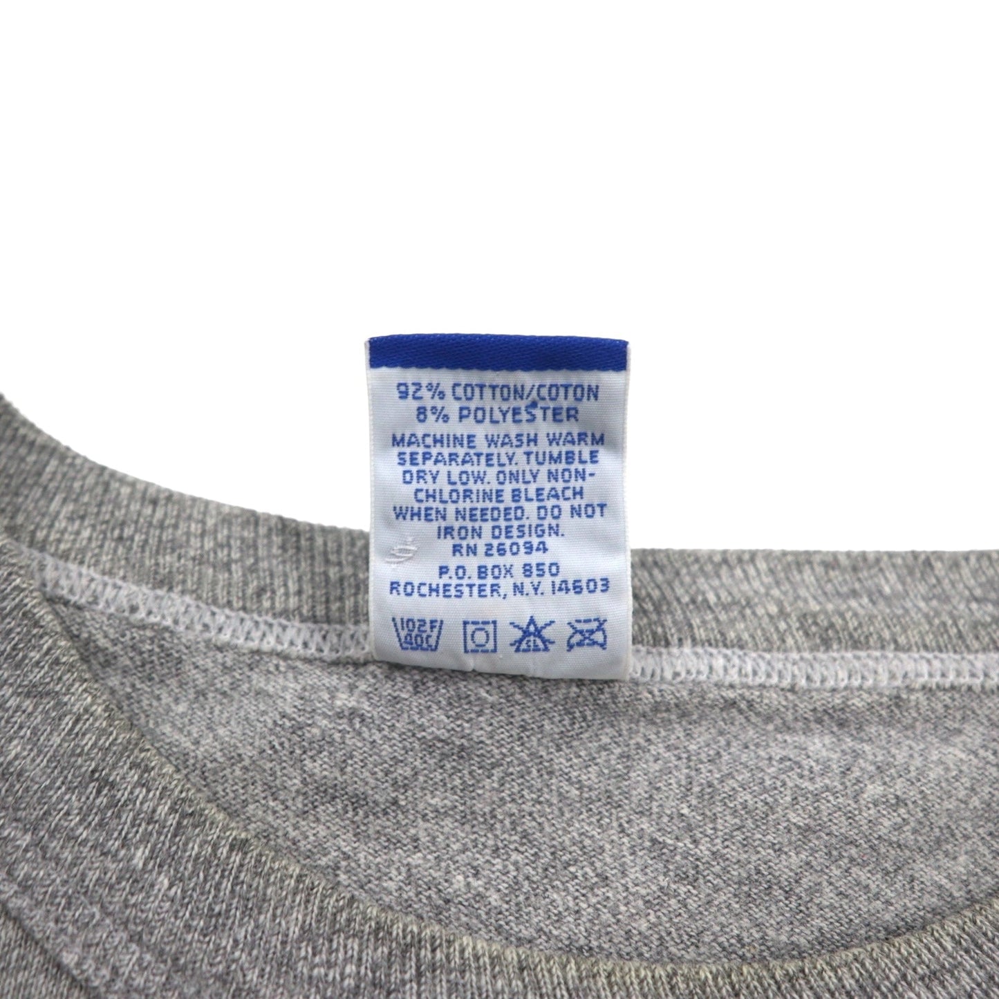 Champion USA製 90年代 カレッジプリント Tシャツ XL グレー コットン Marin ATHLETICS
