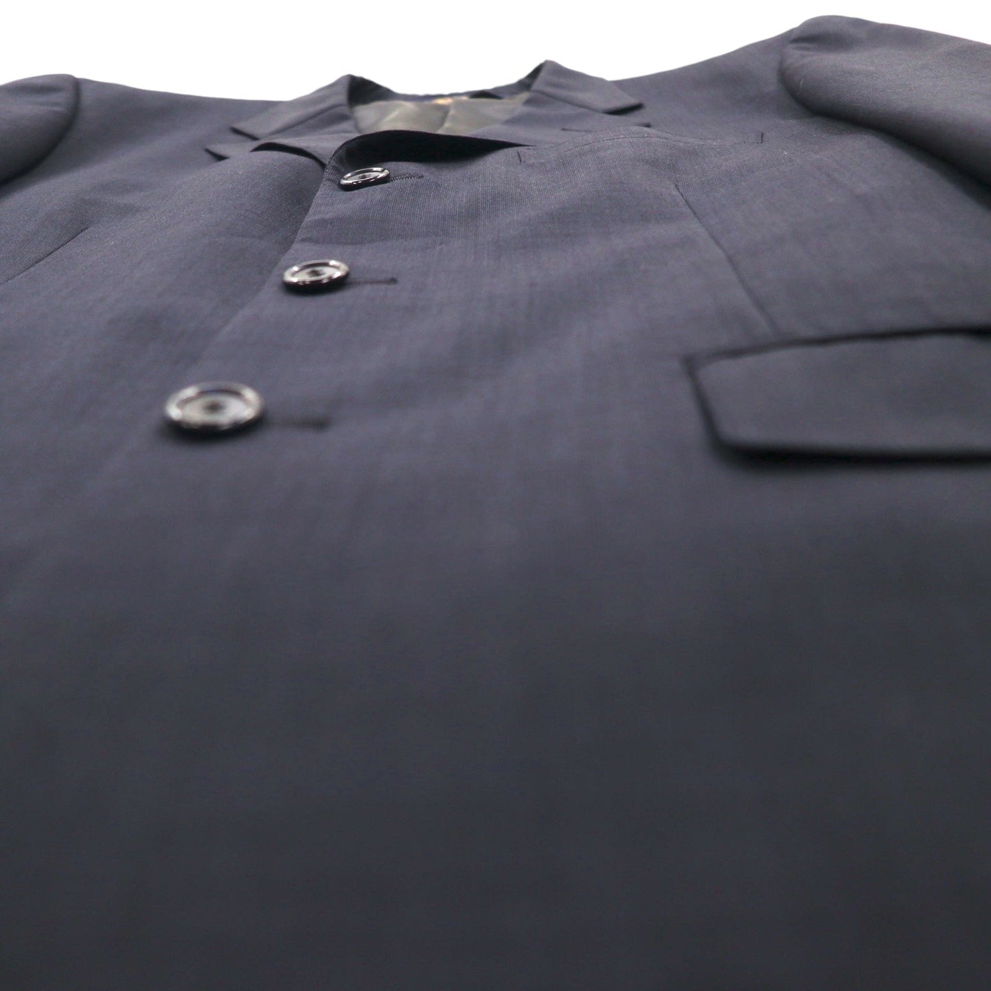 Brooks Brothers 3B Suit, Size M, Navy Wool, Double-Tuck, Wide Fit