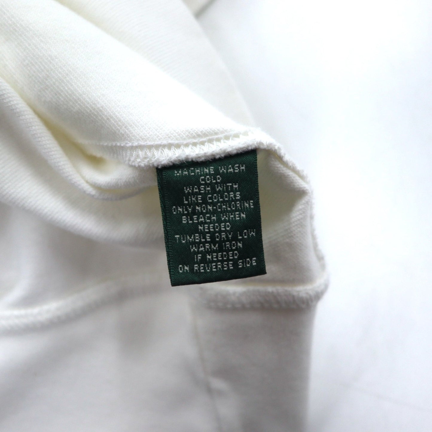 LAUREN ACTIVE RALPH LAUREN 90年代 スキッパー パーカー M ホワイト トグルボタン エンブレムロゴ刺繍