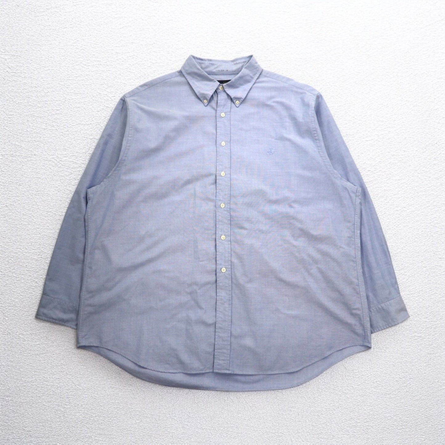 Brooks Brothers Supima Cotton Oxford Button-Down Shirt, Blue, 2XL, Oversized, with One-Point Logo