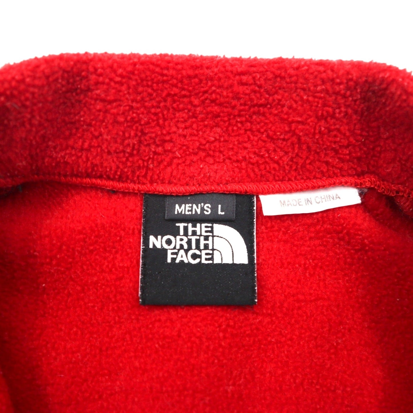 THE NORTH FACE デナリジャケット POLARTEC ポーラテック フリースジャケット L レッド ナイロン切替 NL-3205