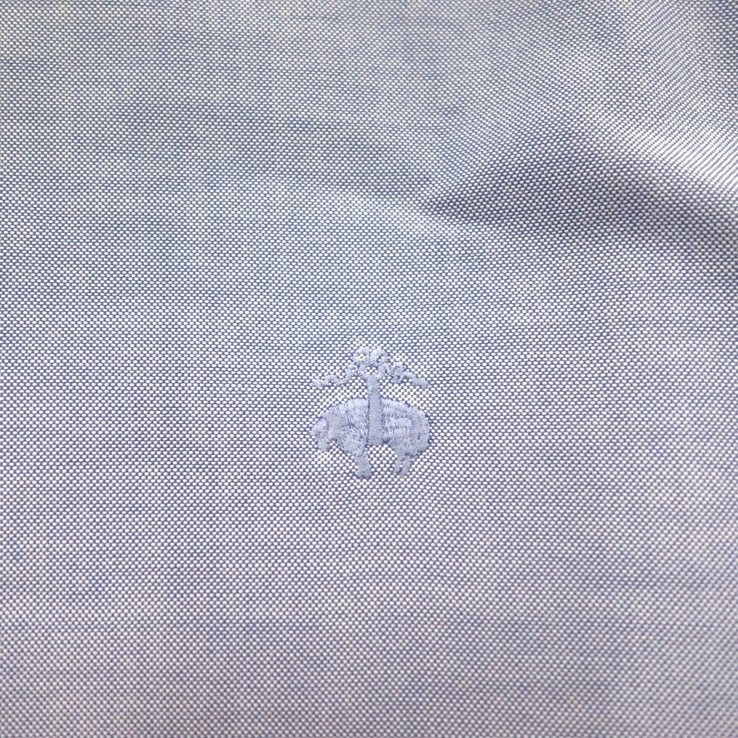Brooks Brothers Supima Cotton Oxford Button-Down Shirt, Blue, 2XL, Oversized, with One-Point Logo
