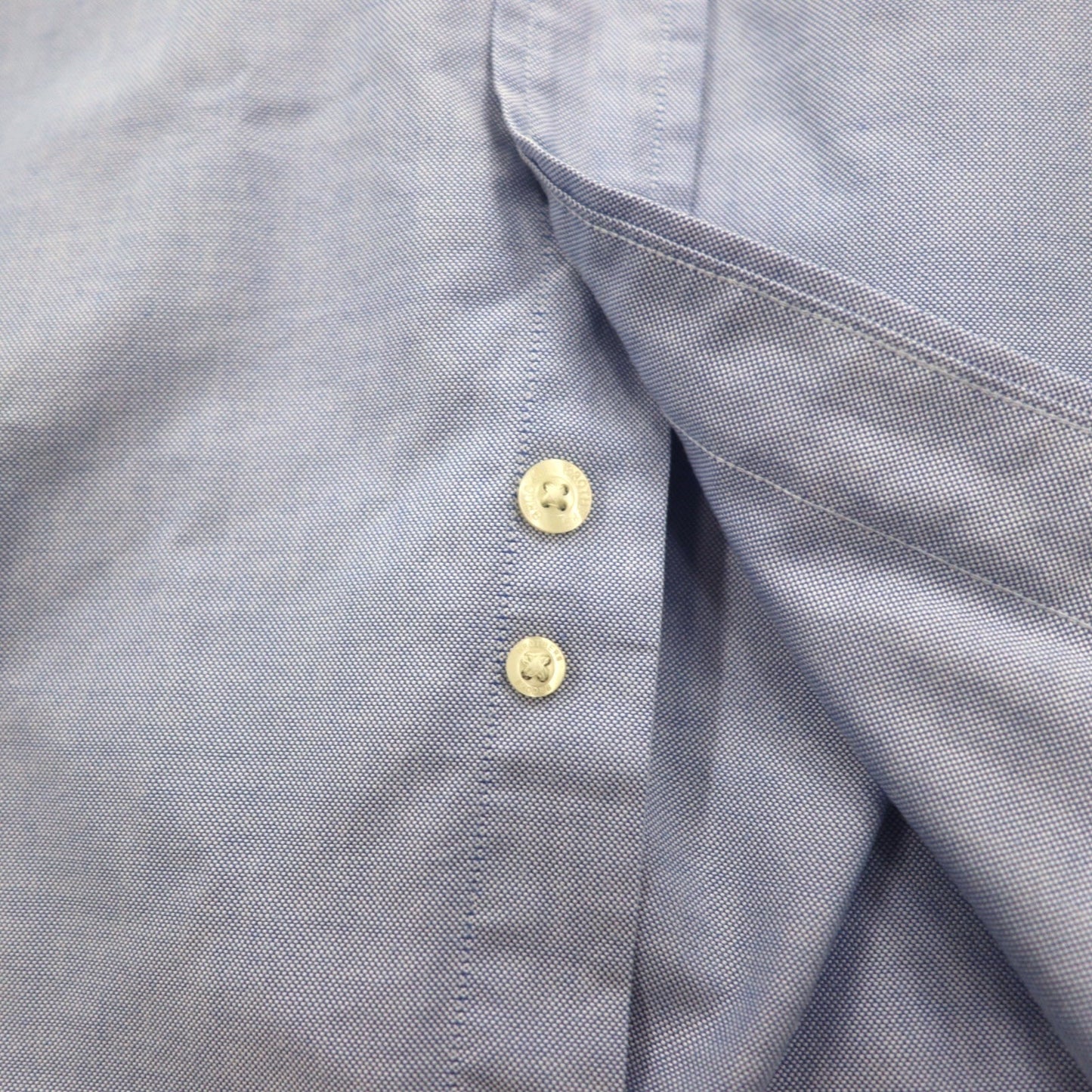 Brooks Brothers Supima Cotton Oxford Button-Down Shirt, Blue, 2XL, Oversized, with One-Point Logo