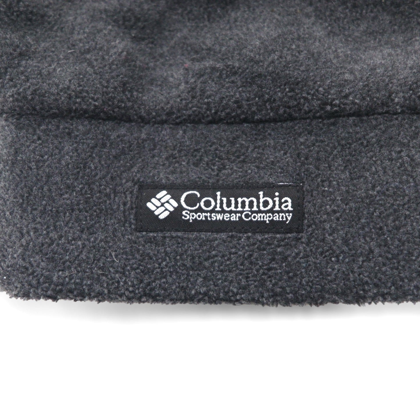 Columbia 90年代 フリース ビーニー ニット帽 グレー ポリエステル CU8205