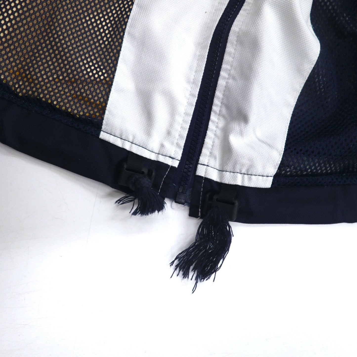 KAPPA 90年代 トラックジャケット ジャージ XL ホワイト カラーブロック メッシュライナー ロゴ刺繍