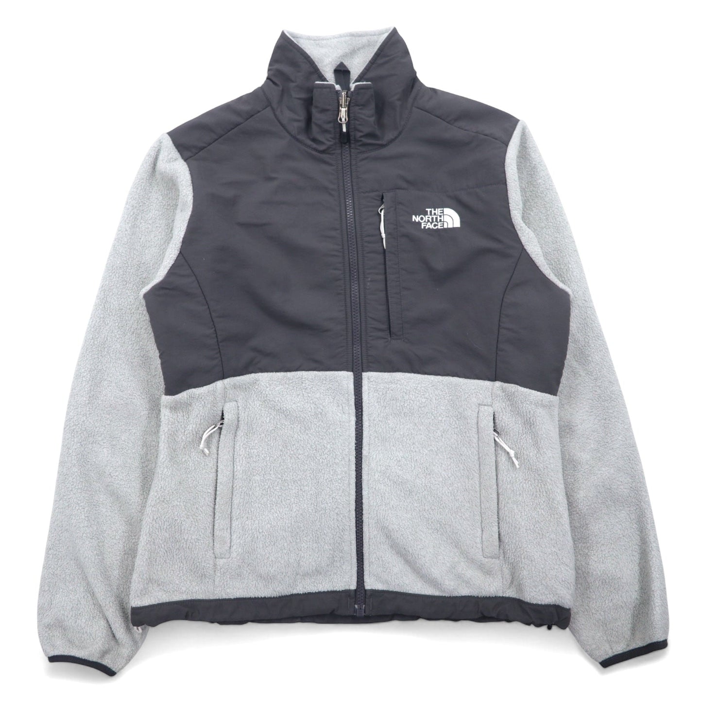 THE NORTH FACE Denali Jacket, Polartec Fleece Jacket, Size S, Gray, Polyester, Logo Embroidery
