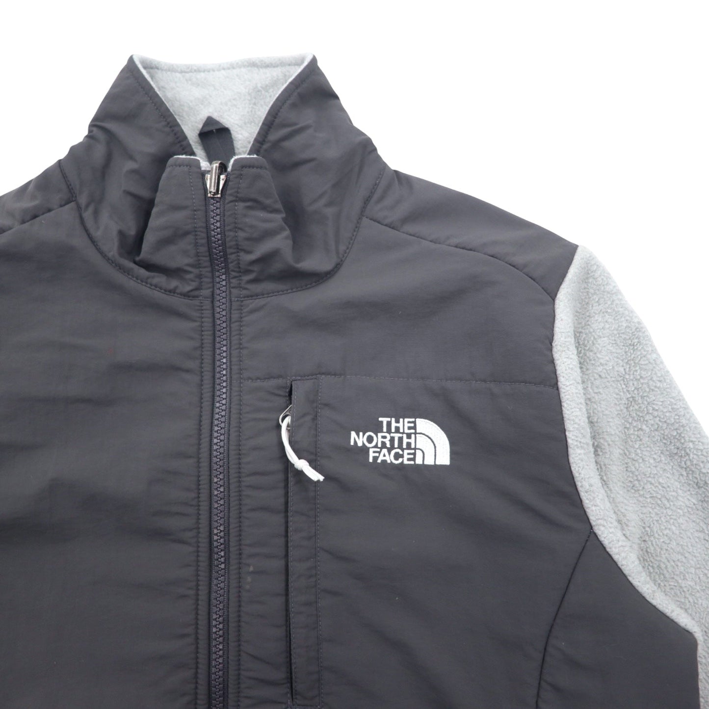 THE NORTH FACE Denali Jacket, Polartec Fleece Jacket, Size S, Gray, Polyester, Logo Embroidery