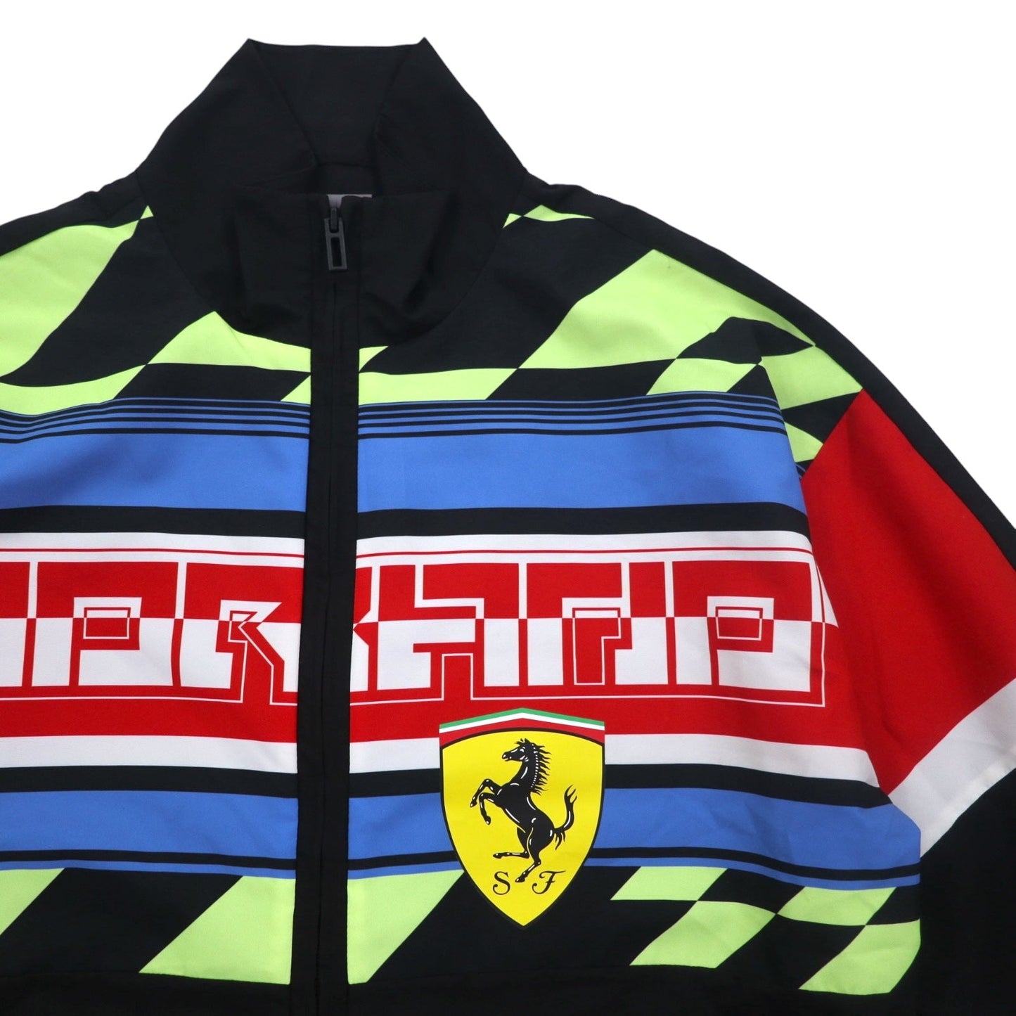 PUMA x Ferrari Street Woven Nylon Jacket, Black, Size L, 596137-02
