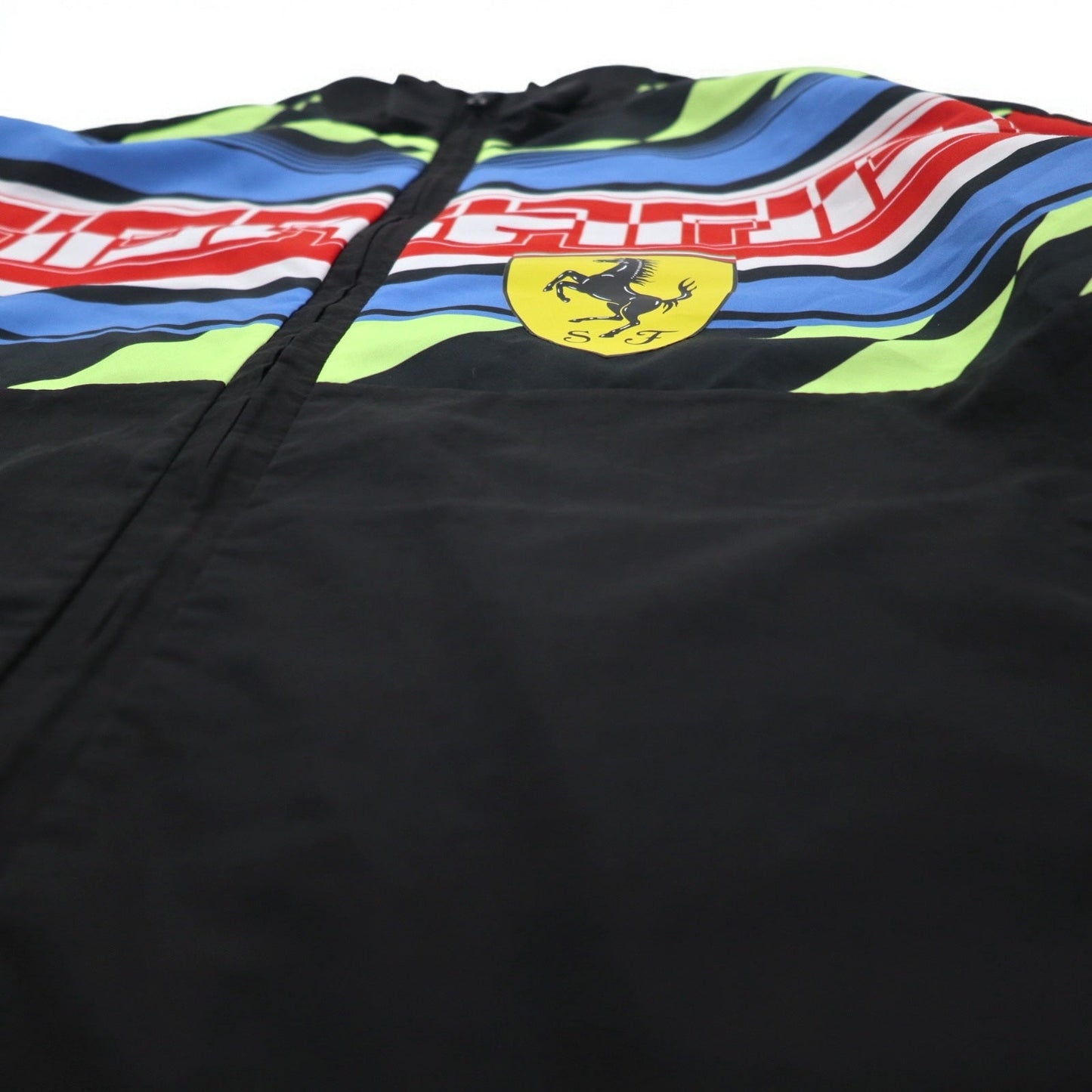 PUMA x Ferrari Street Woven Nylon Jacket, Black, Size L, 596137-02