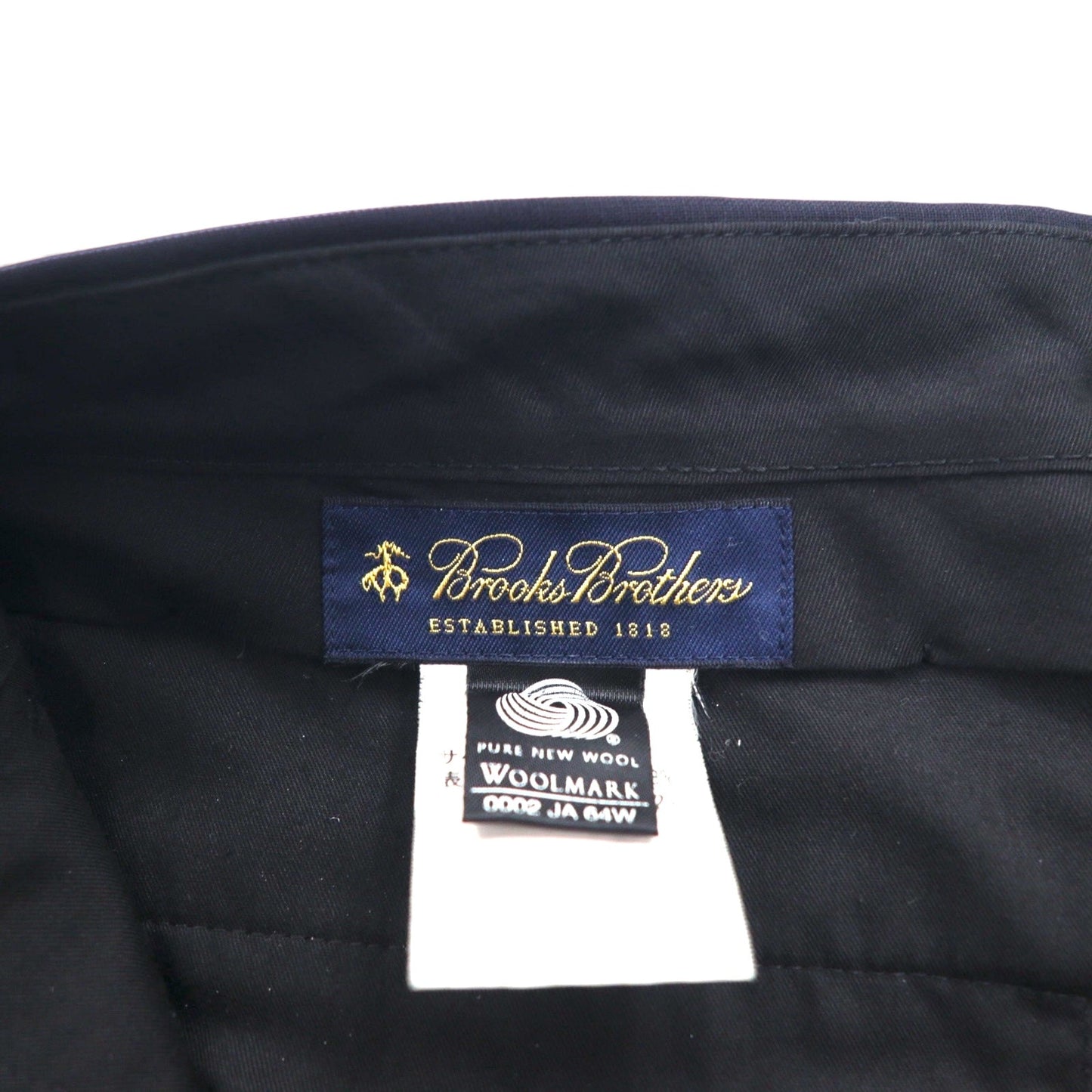 Brooks Brothers 3B Suit Set, Size M, Navy Striped Wool, Made in Japan