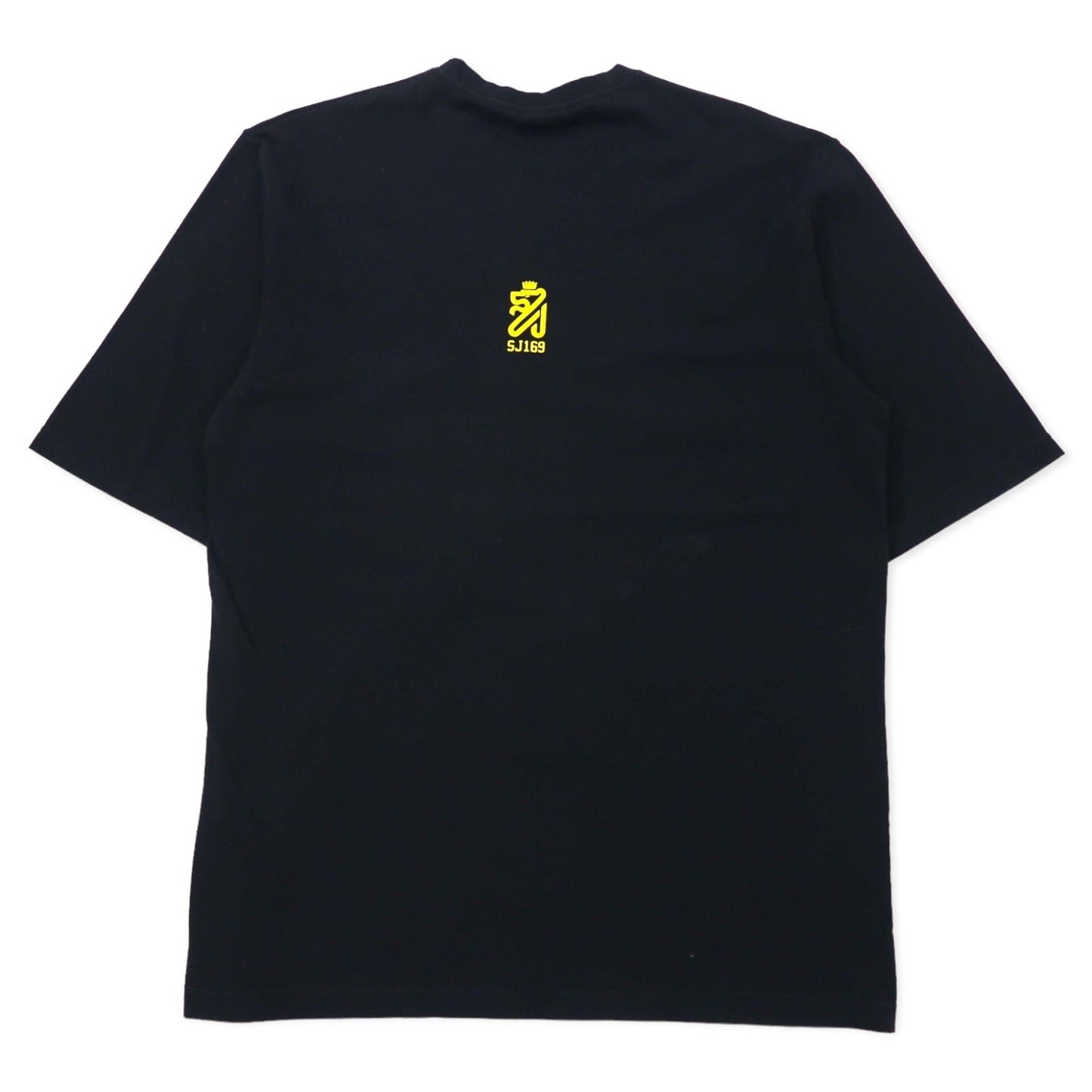 Sean John 2000s NO MERCY Embroidered T-Shirt, Black, Cotton, XL, Oversized