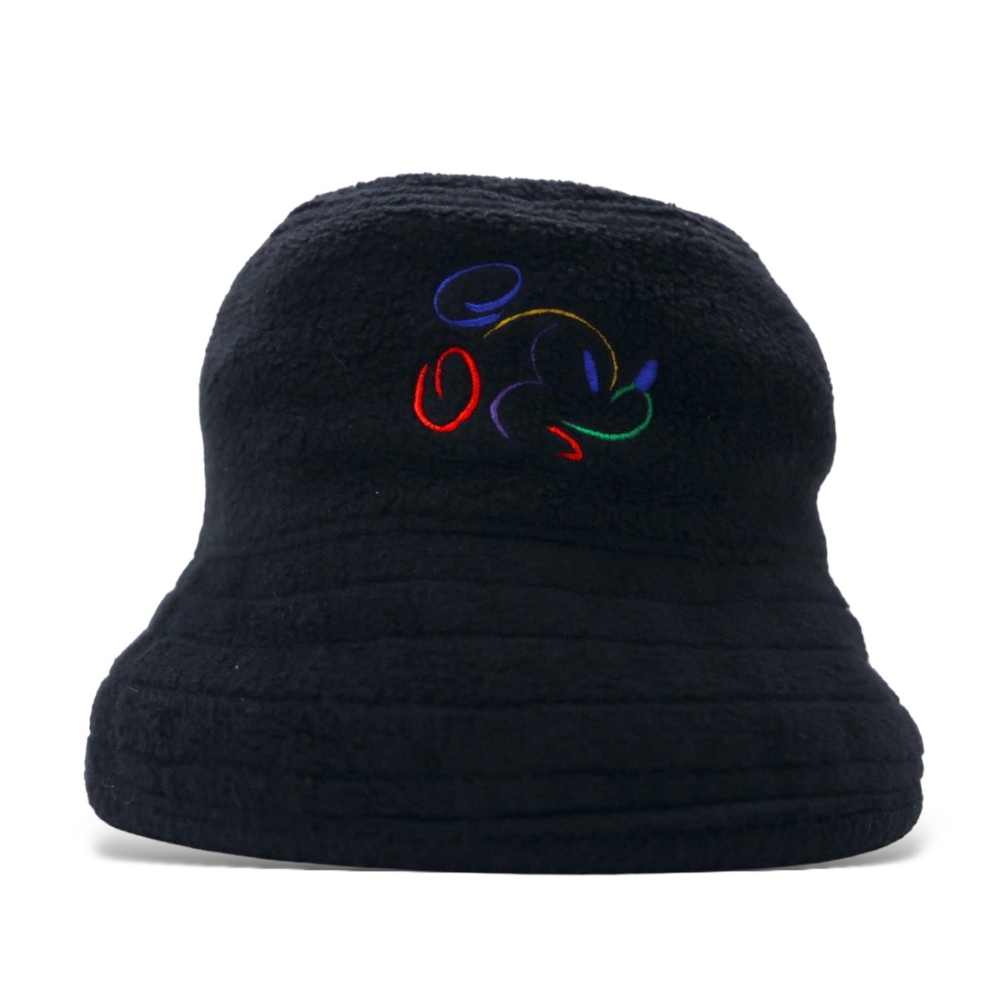 Walt Disney World 90s Fleece Bucket Hat, One, Black, Polyester, Mickey Mouse