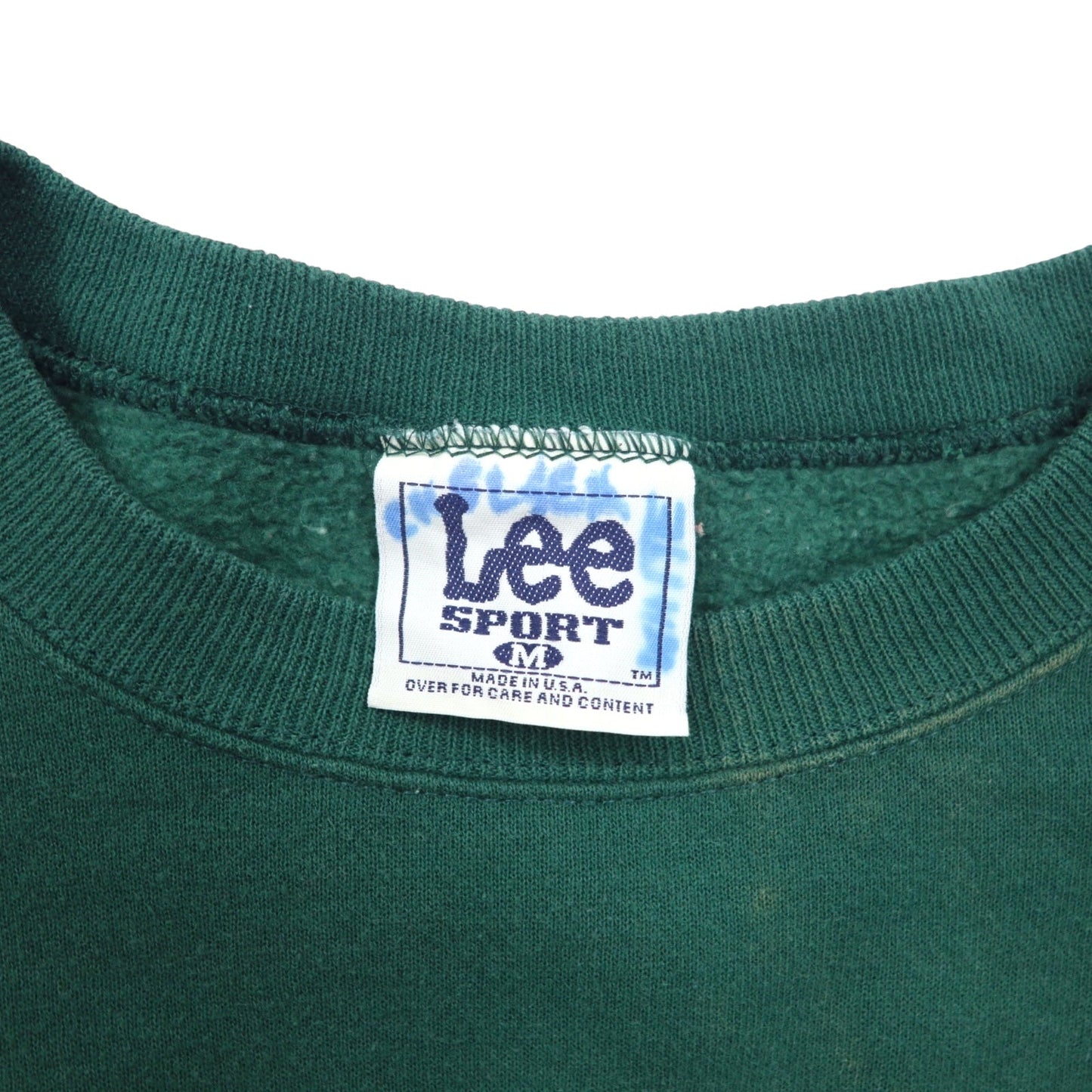 Lee SPORT 90年代 USA製 NFL 刺繍 スウェット M グリーン コットン PACKERS パッカーズ NUTMEG