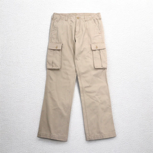 Carhartt Cargo Work Pants, Size L, Beige, Cotton, B355 FDK