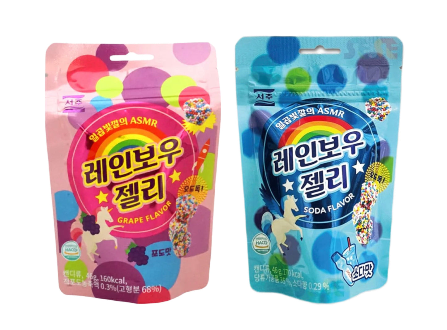 Rainbow Gummy Packs 46g / レインボーグミ パック 46g