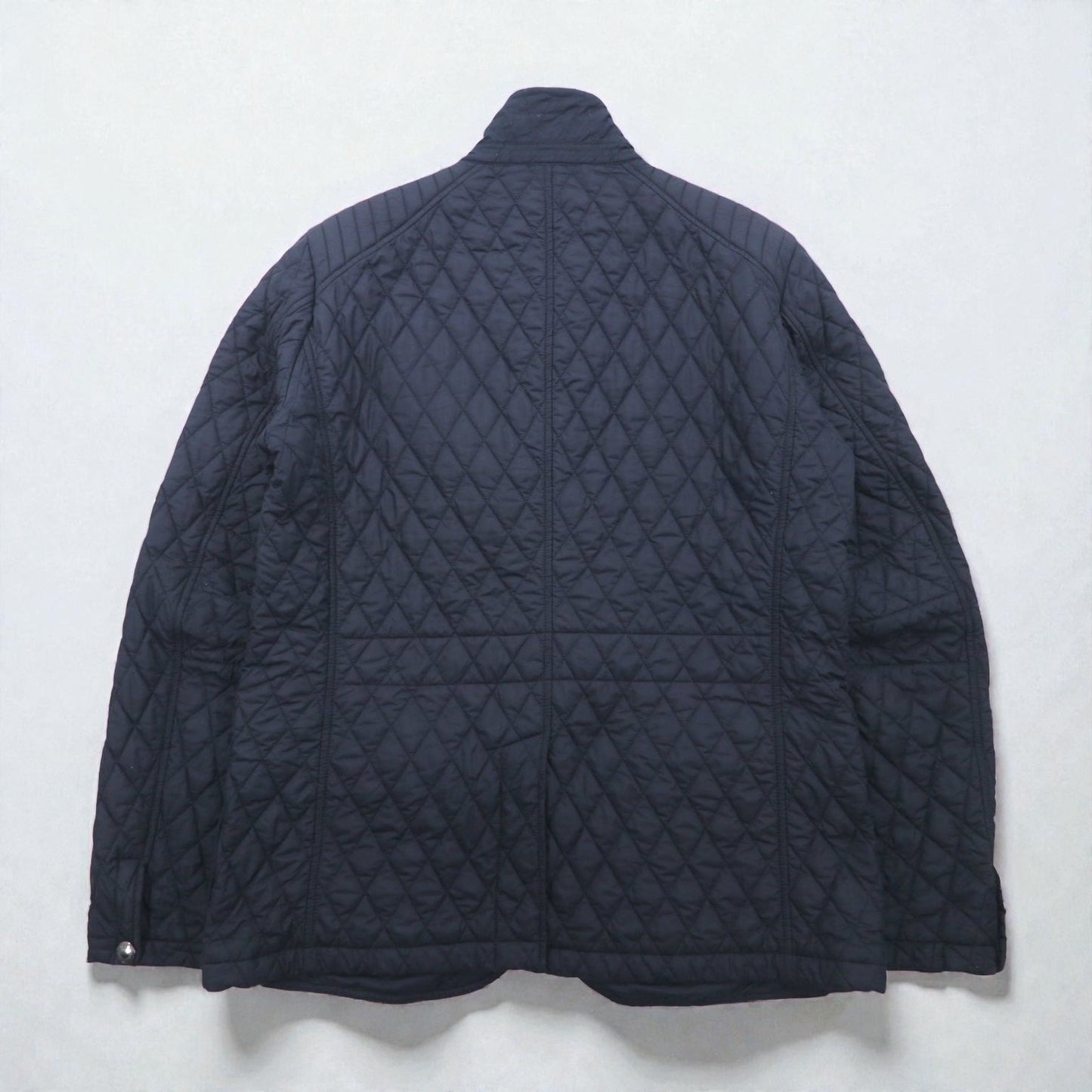 BELSTAFF キルティングジャケット Petersham Blazer LIMITED EDITION XXL 4ポケット 裏地チェック 中綿 チンストラップ 71050158 ルーマニア製