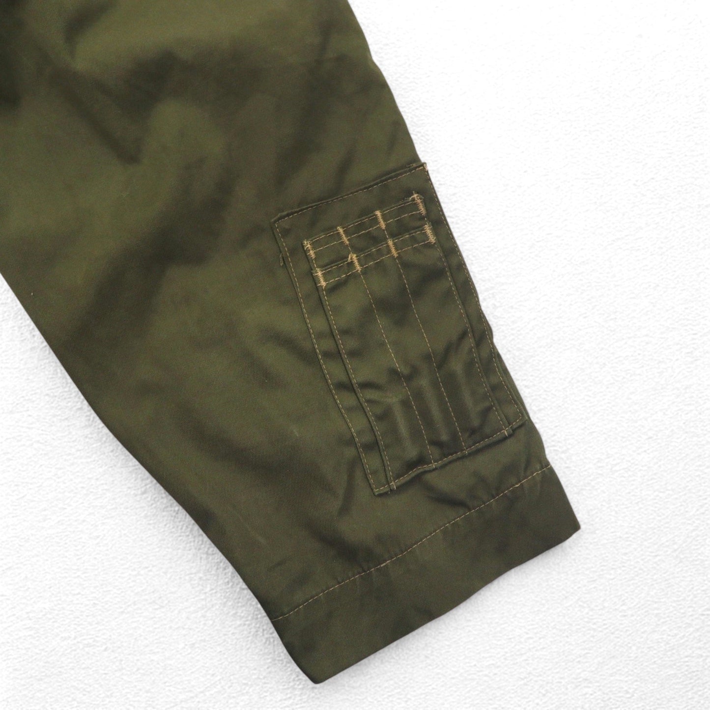 Italian Military Flight Jumpsuit, Size M, Khaki Cotton, Military Style