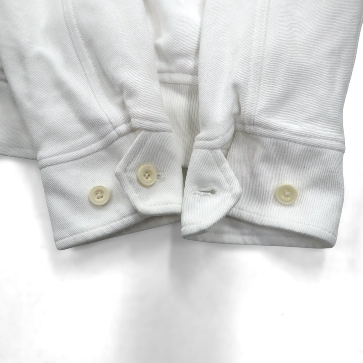Polo Ralph Lauren 90年代 スタンドカラー ジップアップジャケット M ホワイト コットン
