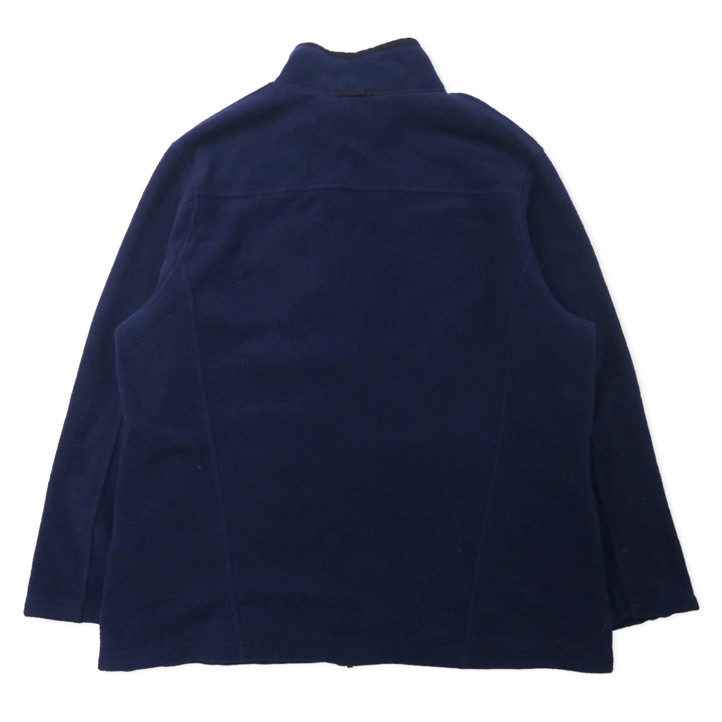 Eddie Bauer Made in Canada Full-Zip Fleece Jacket, XL, Navy, Polyester, Single-Point Logo Embroidery