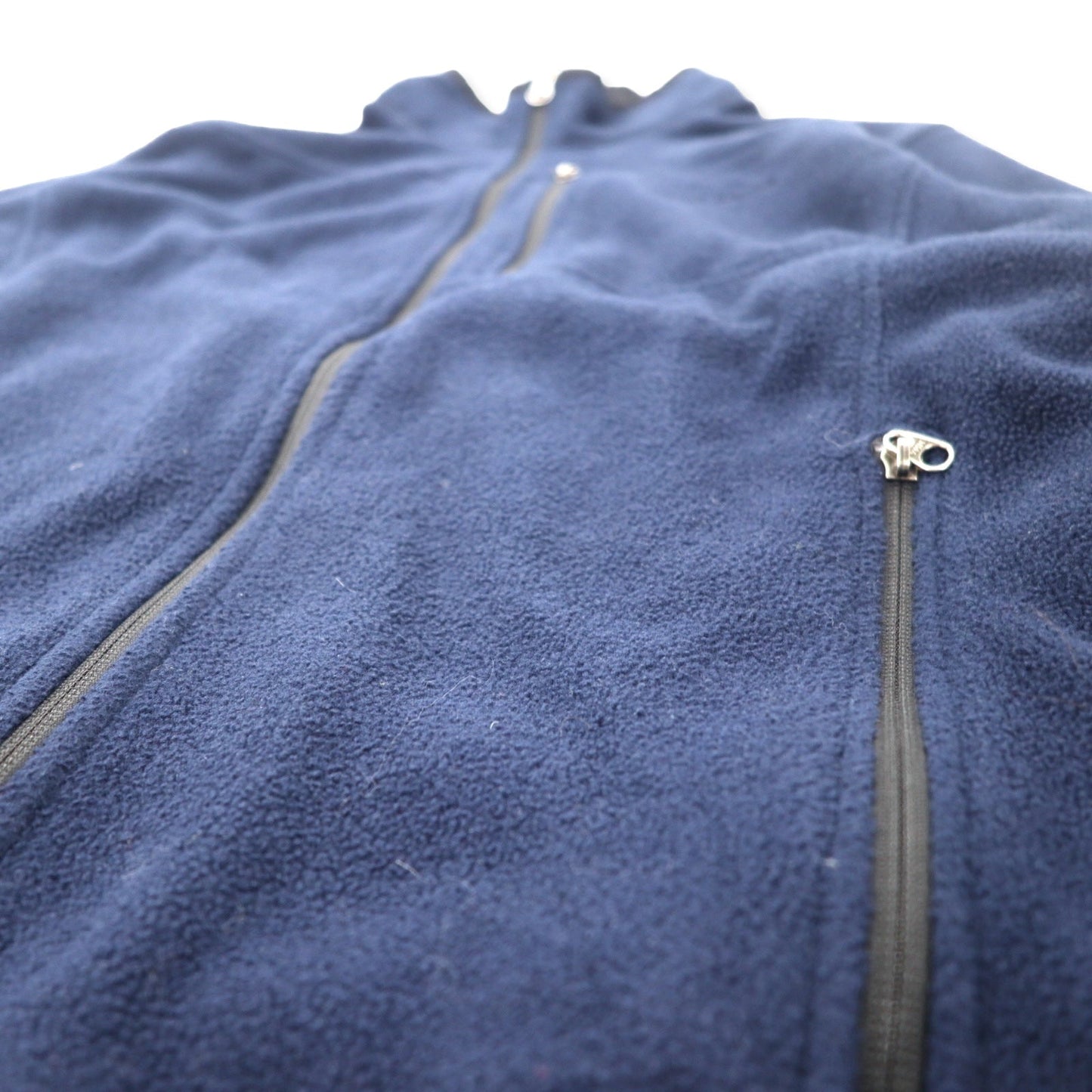 Eddie Bauer Made in Canada Full-Zip Fleece Jacket, XL, Navy, Polyester, Single-Point Logo Embroidery